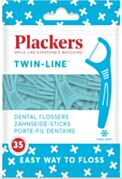 חוט דנטלי עם ידית פלאקרס טווין ליין | Plackers