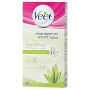 רצועות שעווה מוכנות לשימוש לעור יבש | VEET