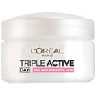 קרם לחות לפעולה משולשת לעור יבש ועדין Triple Active | L'Oreal לוריאל