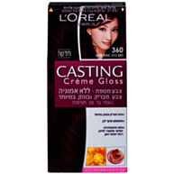 לוריאל צבע שיער גוון 360 חום כהה מאוד אדום Casting Cream Gloss | L'Oreal לוריאל