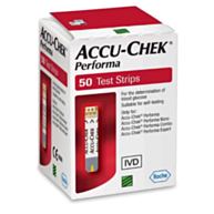 50 מקלוני בדיקה למדי הסוכר מסדרת Accu-Chek Performa | ACCU CHECK