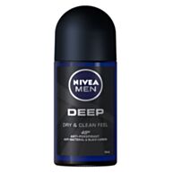 ניוואה דאודורנט רול און דיפ לגבר - Deep Black Carbon Dark Wood