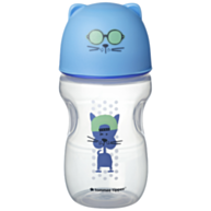 כוס אימון בנים עם פיית סיליקון רכה - 300 מ"ל - 12m+ | Tommee Tippee