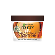 FRUCTIS MACADAMIA HAIR FOOD מסכה לשיער מקורזל ויבש עם 3 שימושים | Garnier