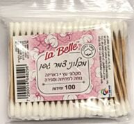 לה בלה La Belle מקלוני צמר גפן עץ | לה בלה La Belle