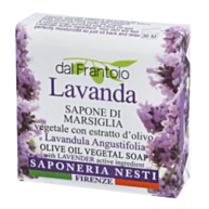 סבון מוצק טבעי בניחוח לבנדר Dal Frantoio Olive Oil Vegetal Soap - Lavander | Nesti נסטי