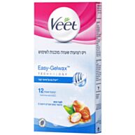 רצועות שעווה מוכנות לשימוש לעור רגיש | Veet